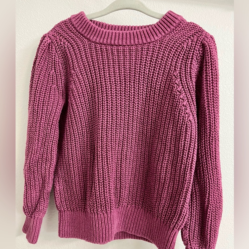 Gap Girls 4T Shaker Chunky Crewneck Sweater